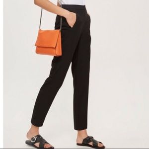 Topshop Black cigarette trousers